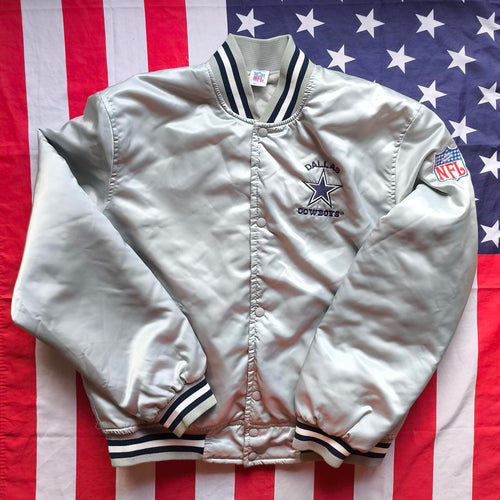 Dallas Cowboys Satin Bomber Jacket L