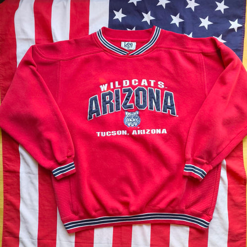 Arizona Wildcats Embroidered Sweatshirt L
