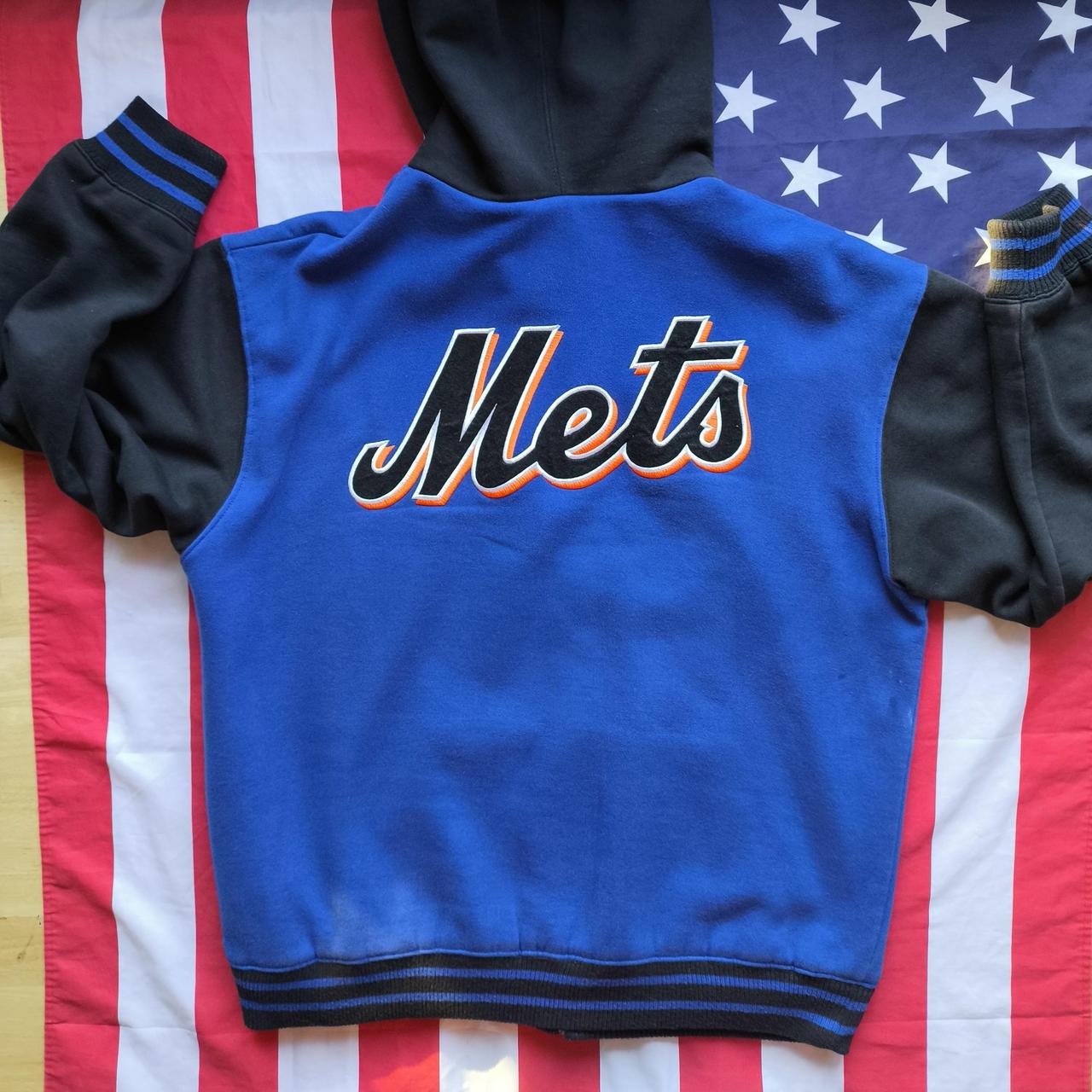 New York Mets Full Zip Hoodie M