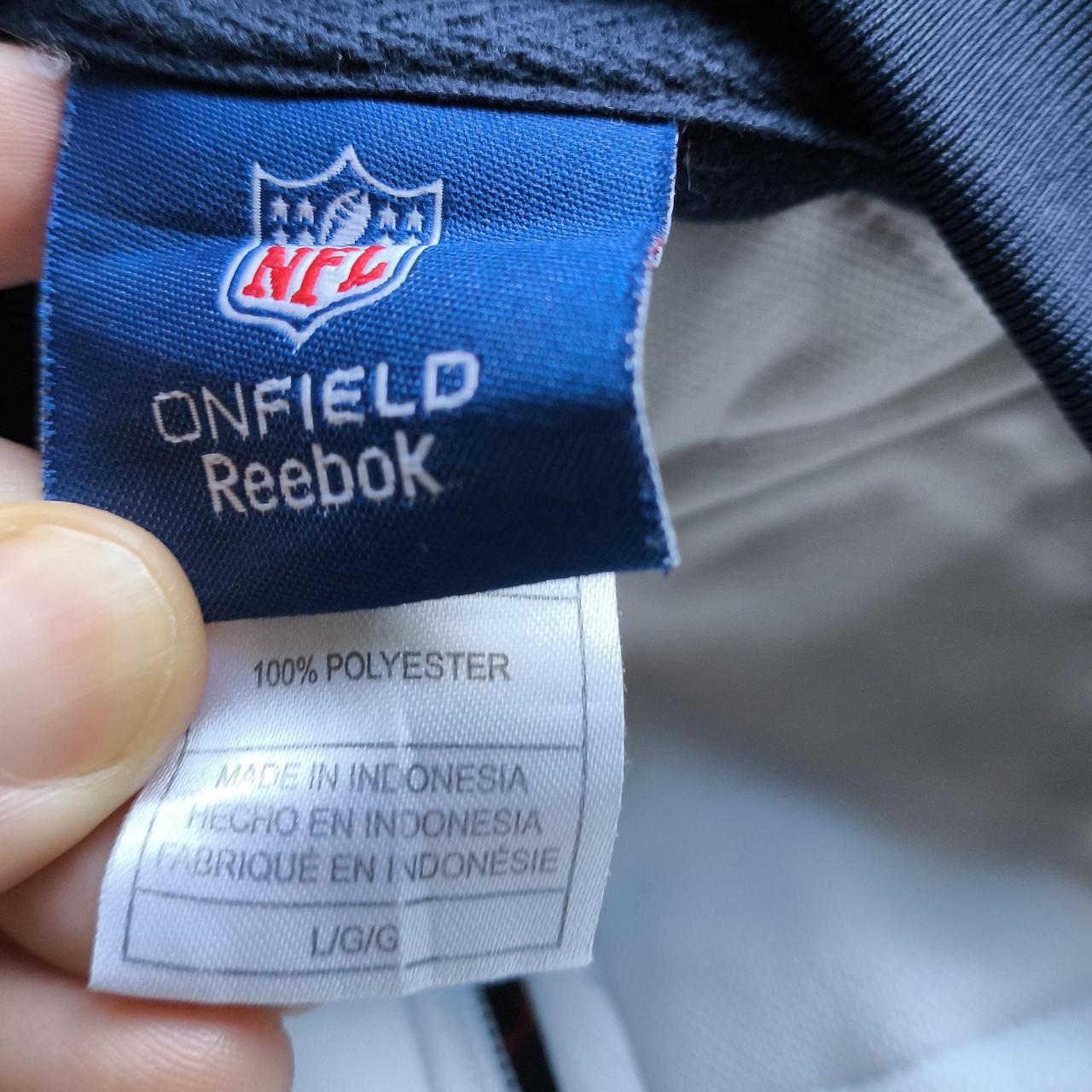 Chicago Bears NFL Track Jacket Large Reebok