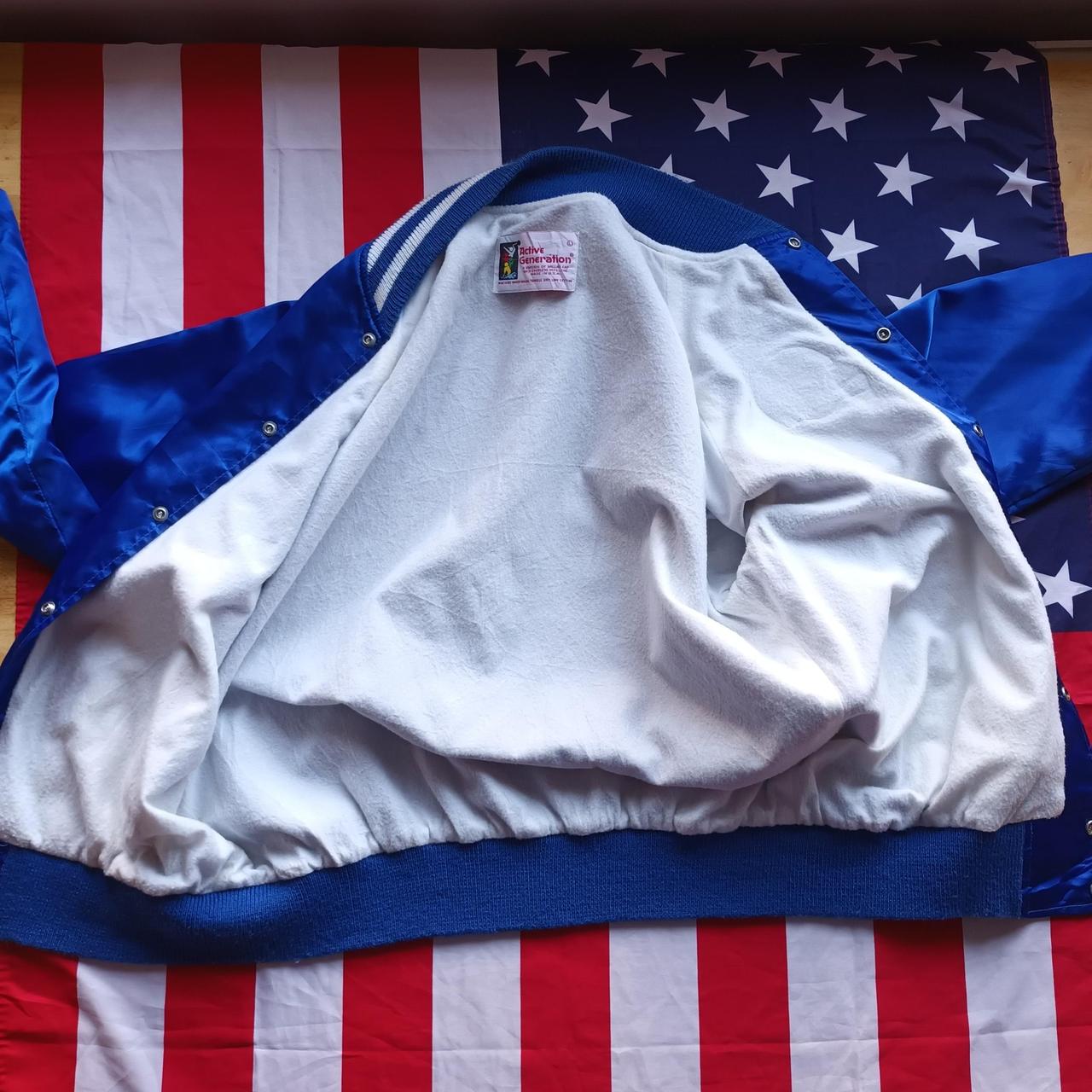 Dallas Cowboys NFL Satin Bomber Jacket L