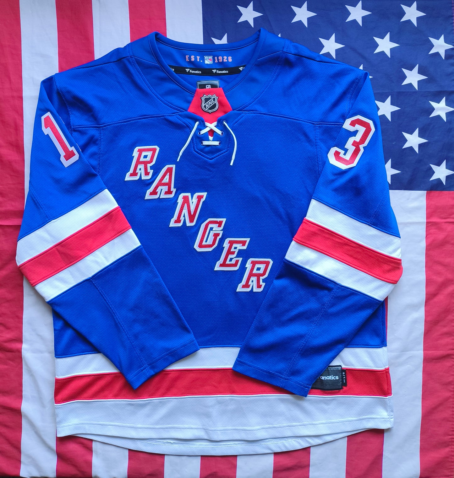 New York Rangers NHL Jersey L LaFreniére