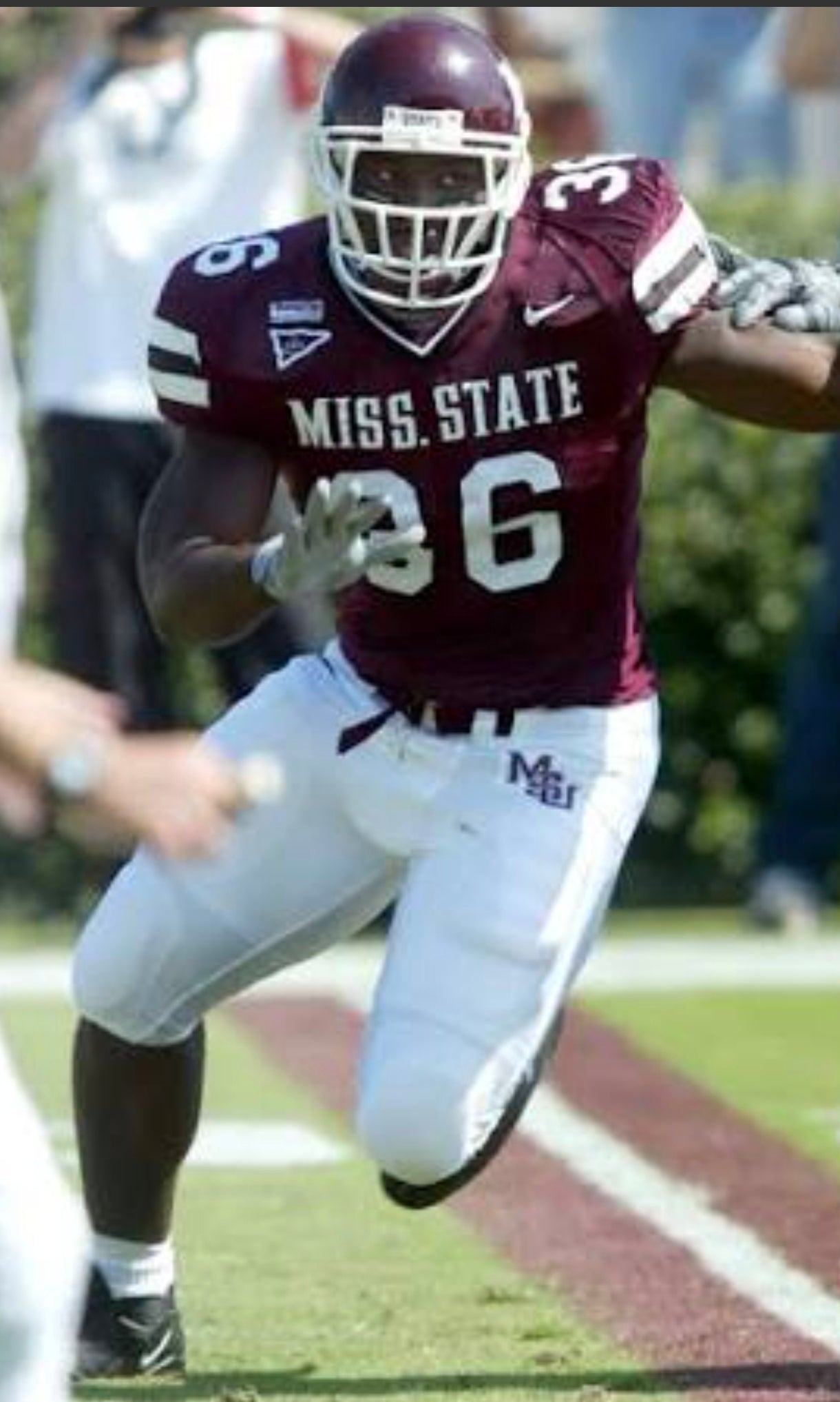 Willie Evans Mississippi State Bulldogs Nike NCAA Player Issue Jersey