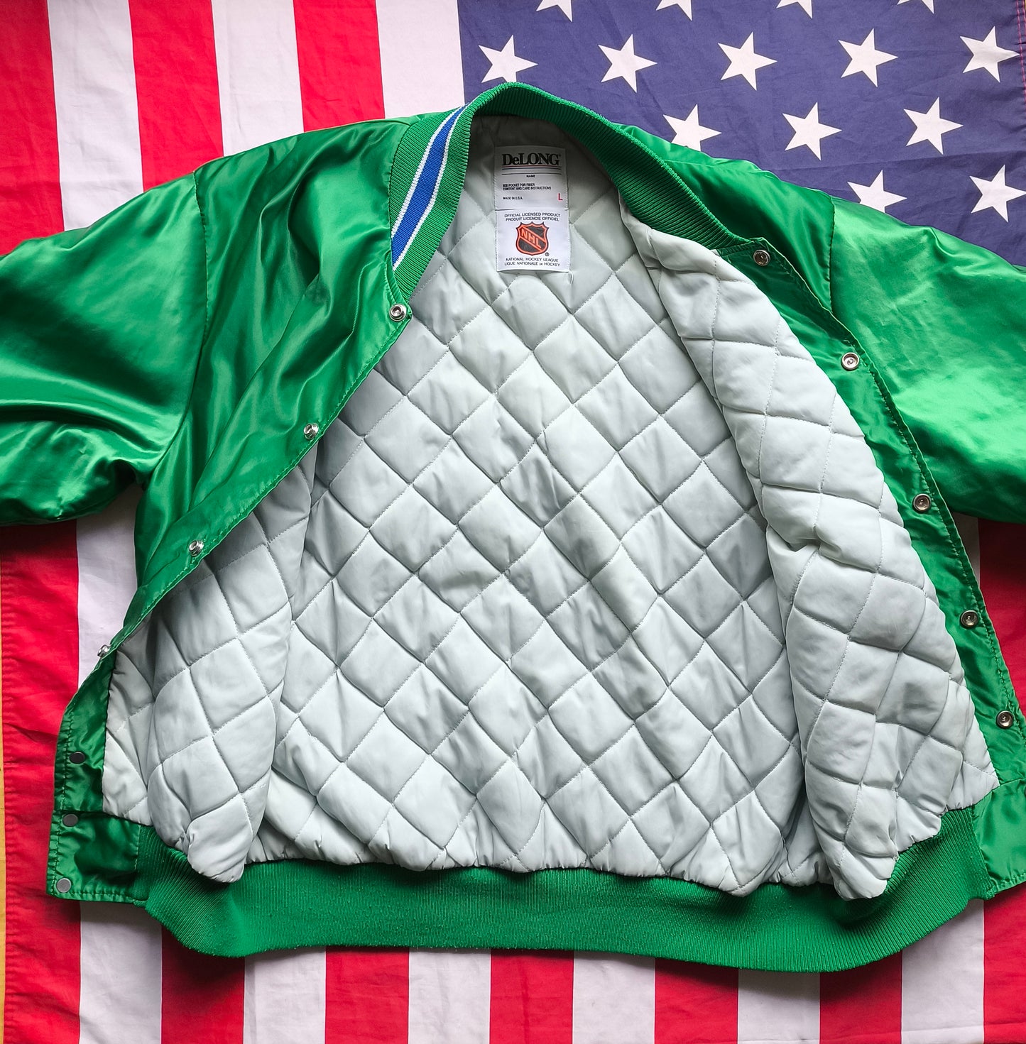 Hartford Whalers NHL Bomber Jacket L