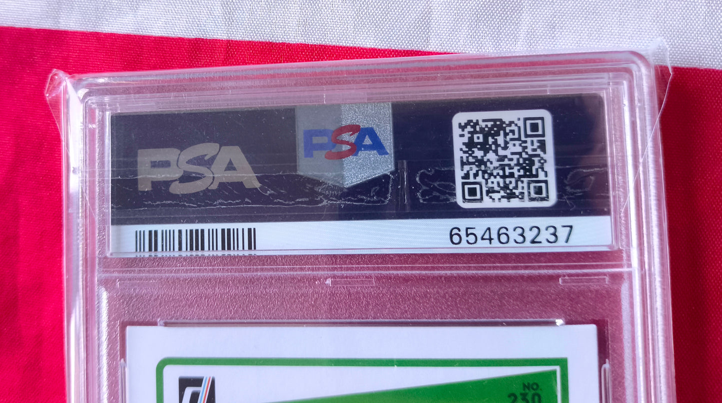 Tom Brady 2020 Panini Donruss #230 PSA 9