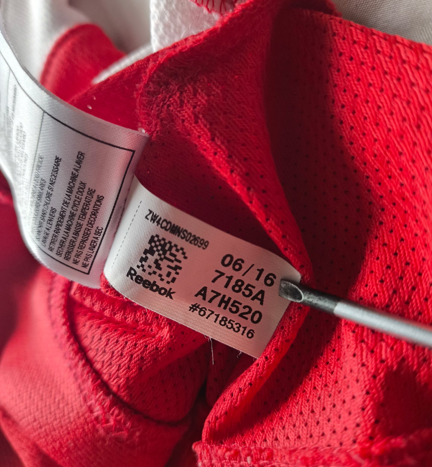 Detroit Red Wings Reebok NHL Jersey Abdelkader M