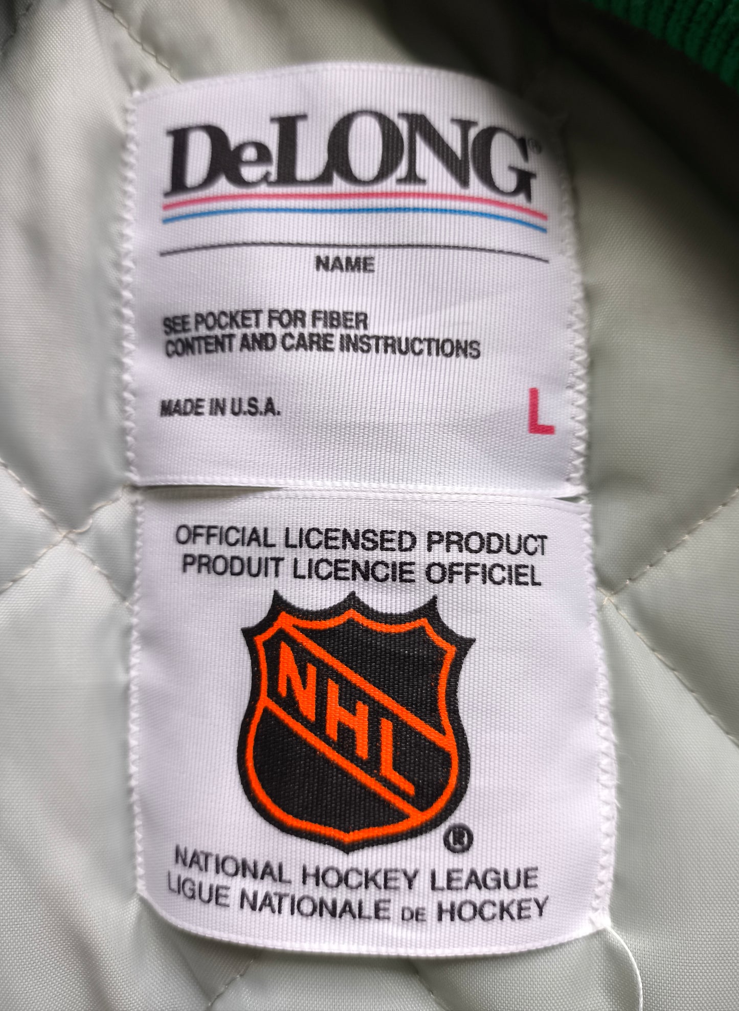 Hartford Whalers NHL Bomber Jacket L