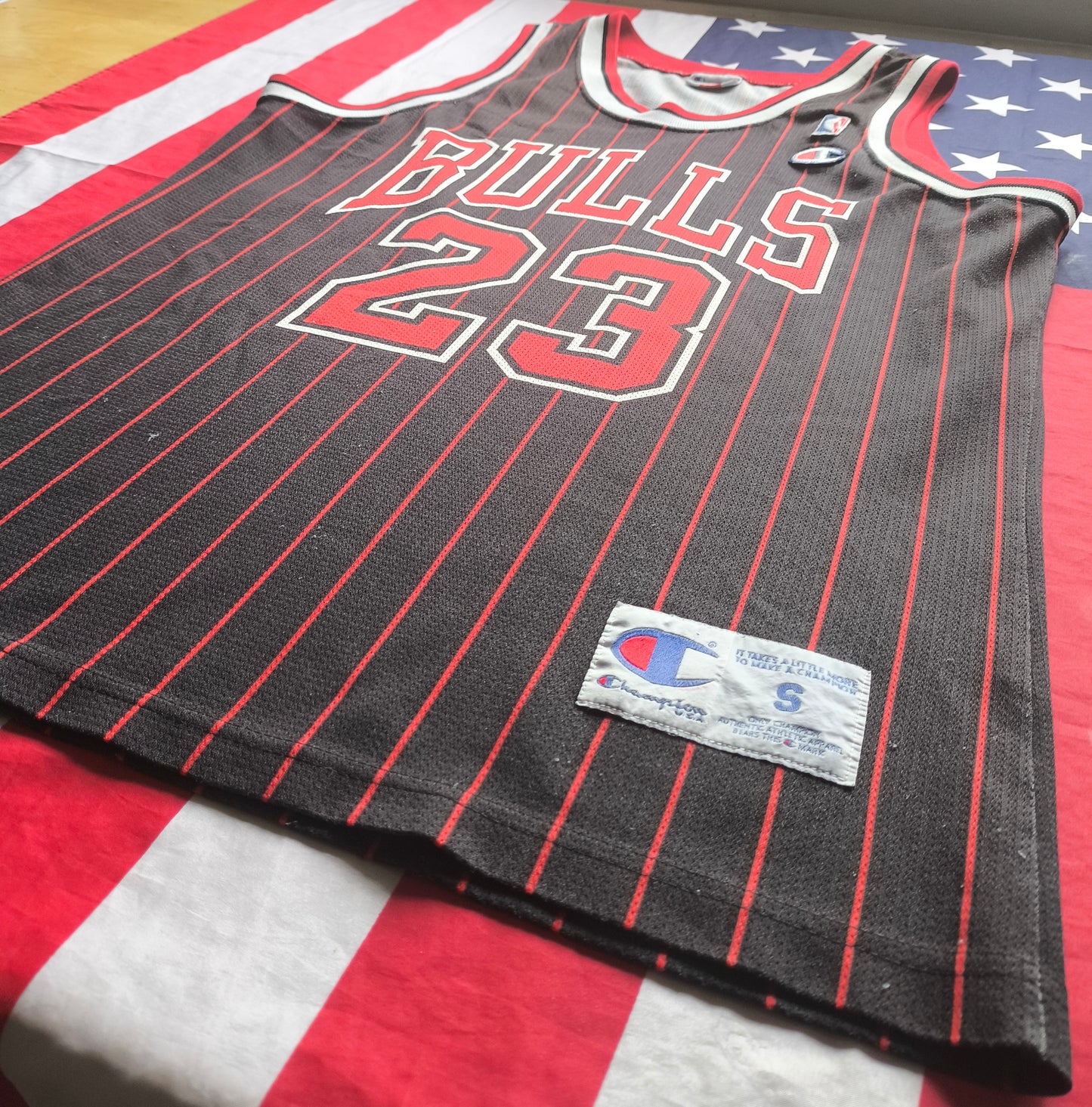 Chicago Bulls Chanpion NBA Jersey S Jordan