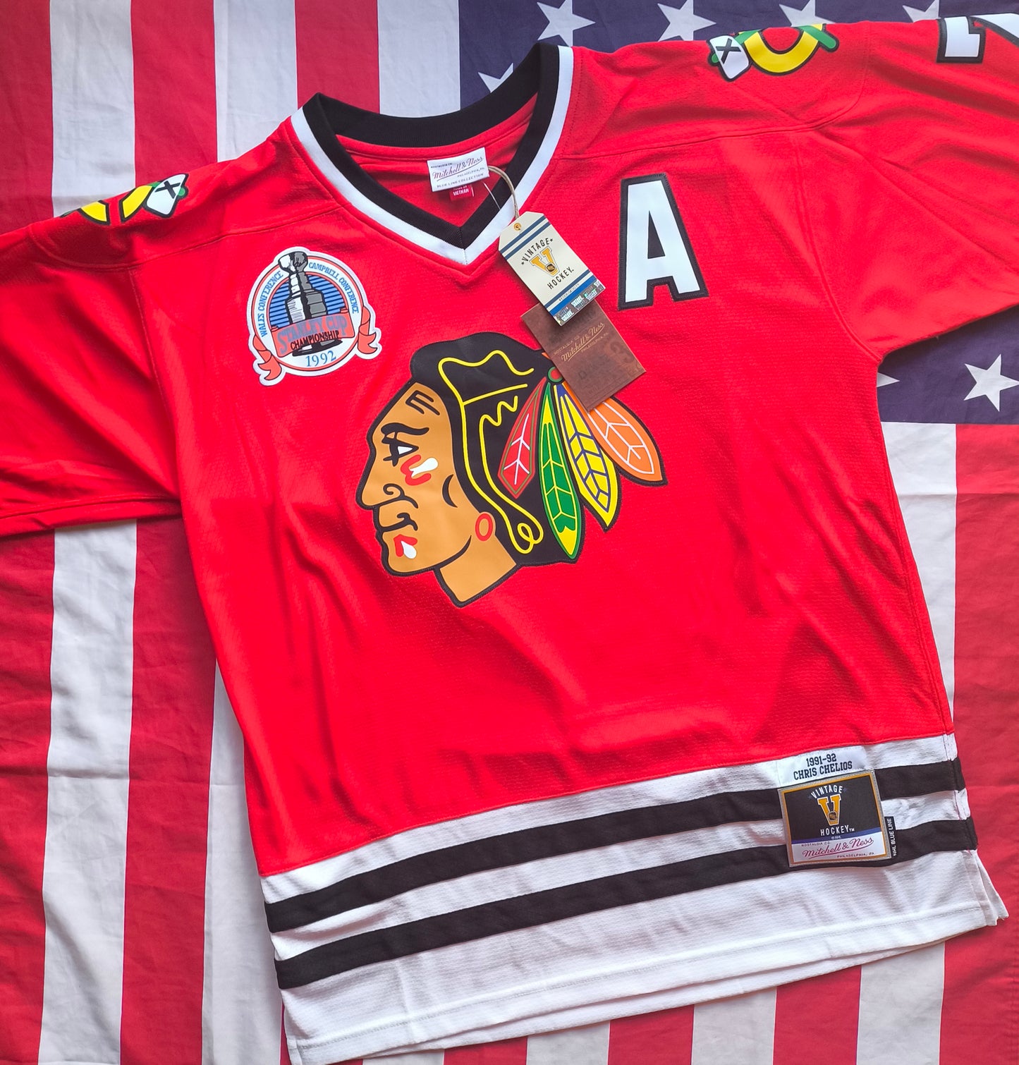 Chicago Blackhawks NHL Jersey L Chelios