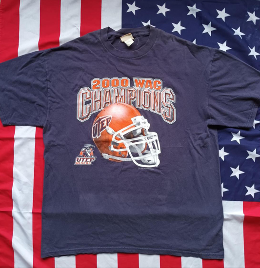 UTEP Miners Vintage T-Shirt Large
