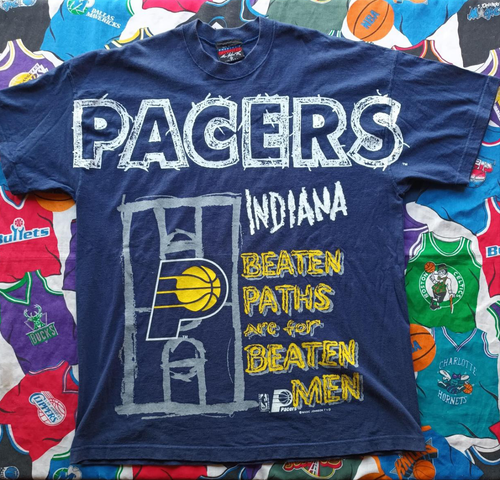 Magic Johnson T's Indiana Pacers AOP Tee XL