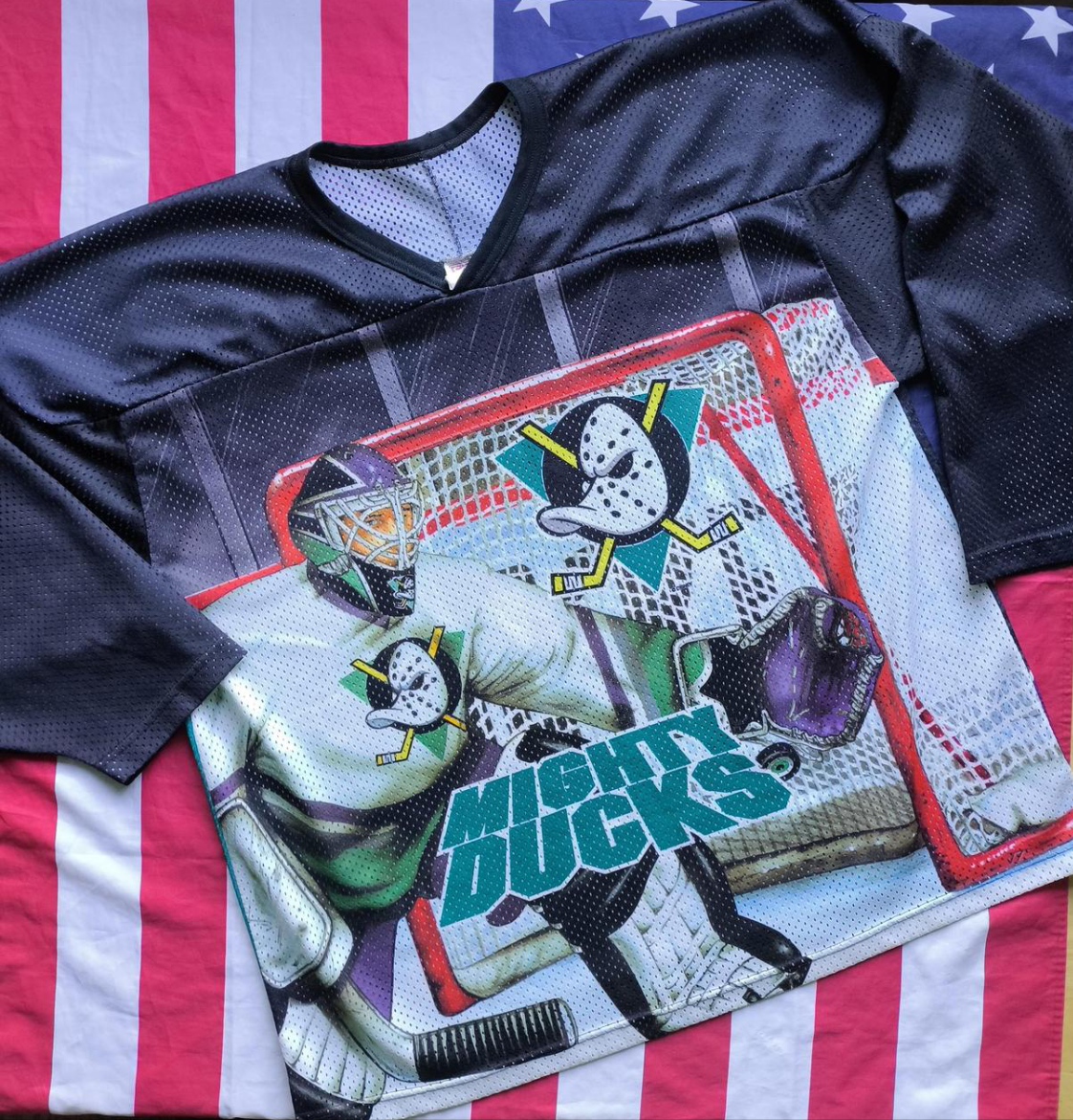 Mighty Ducks of Anaheim Mesh NHL Jersey L