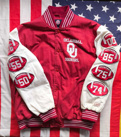 Oklahoma Sooners American Football Jacket L