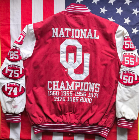 Oklahoma Sooners American Football Jacket L