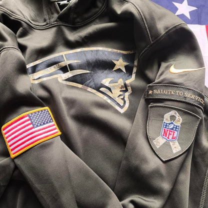 New England Patriots NFL Hoodie L