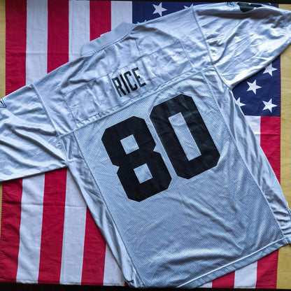 Oakland Raiders NFL Jersey M Rice