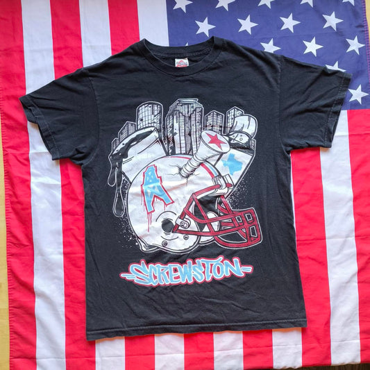 Houston Oilers Screwston T-Shirt M
