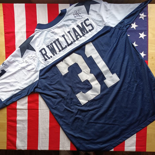 Dallas Cowboys NFL Jersey L Williams SIGNED
