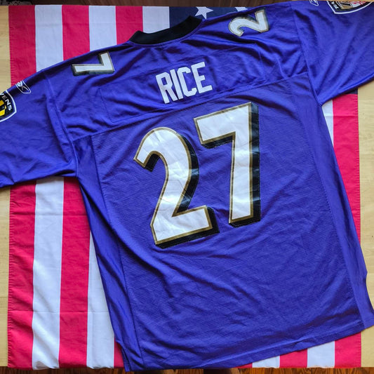 Baltimore Ravens NFL Jersey XL Rice