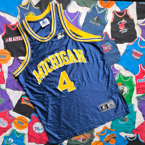 Michigan Wolverines Basketball Jersey M