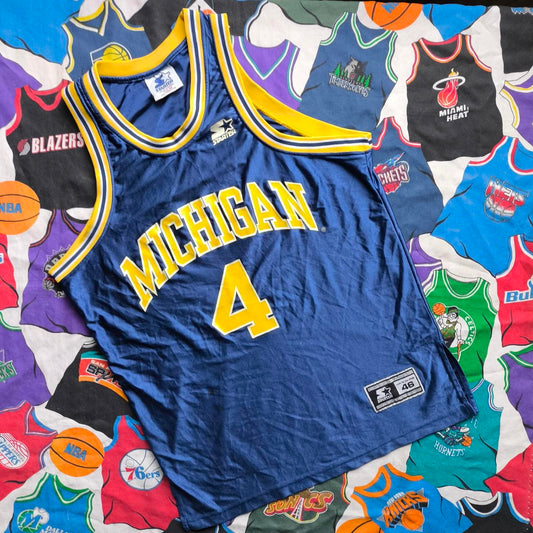 Michigan Wolverines Basketball Jersey M