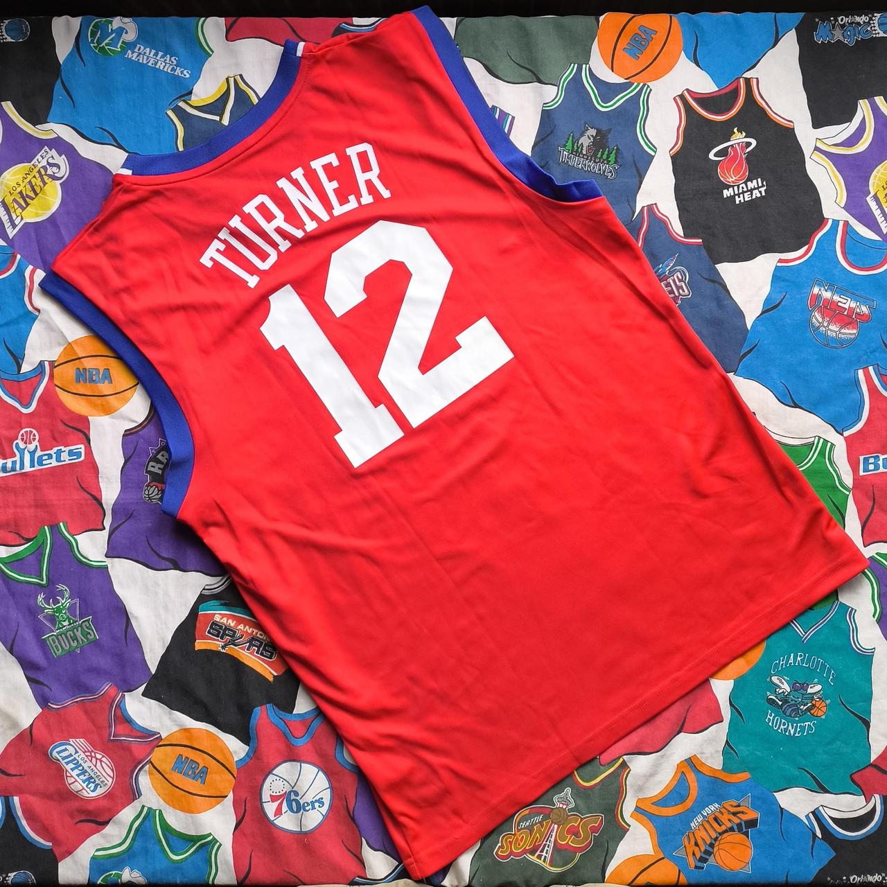 Philadelphia 76ers NBA Jersey M Turner