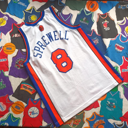 New York Knicks NBA Jersey S Sprewell