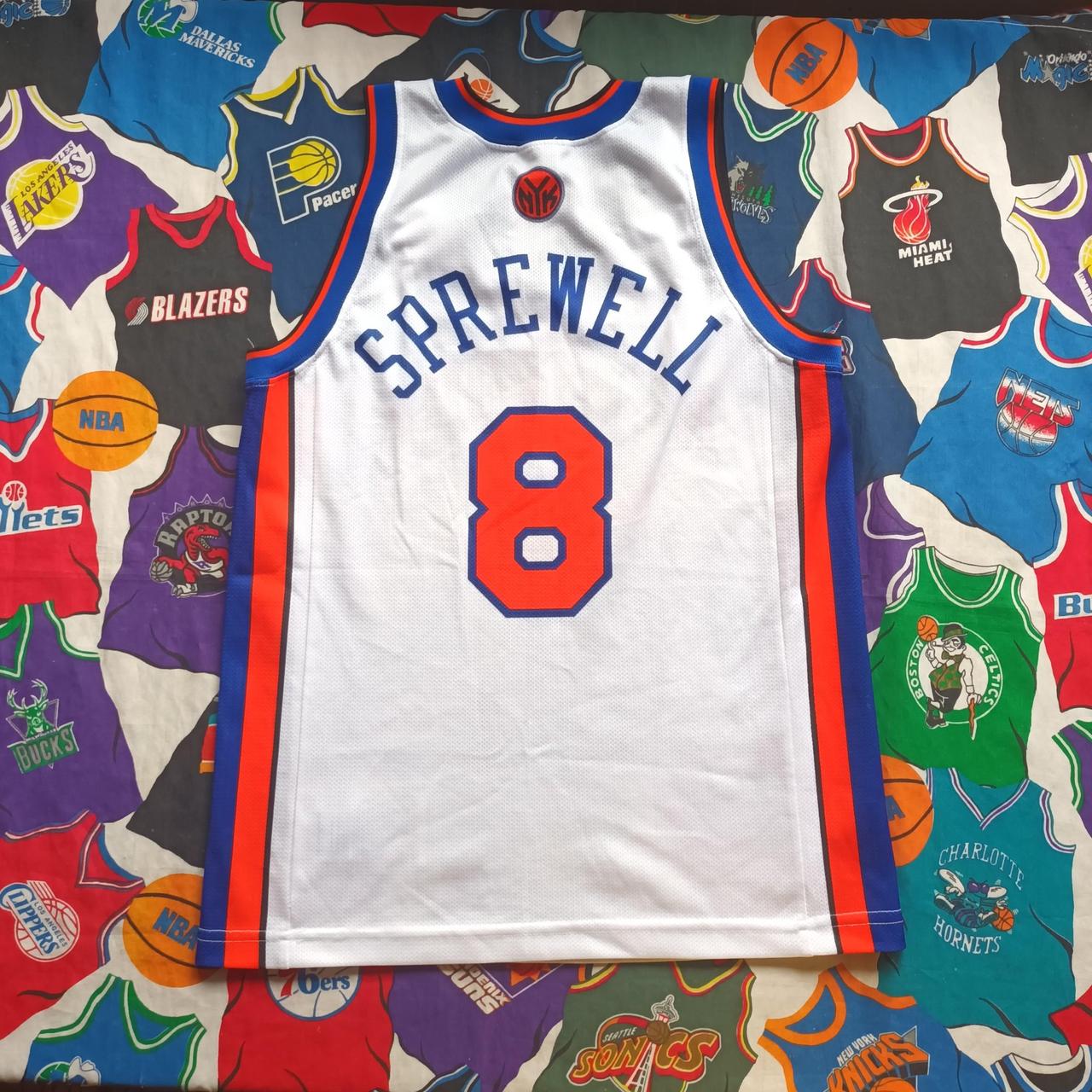 New York Knicks NBA Jersey S Sprewell