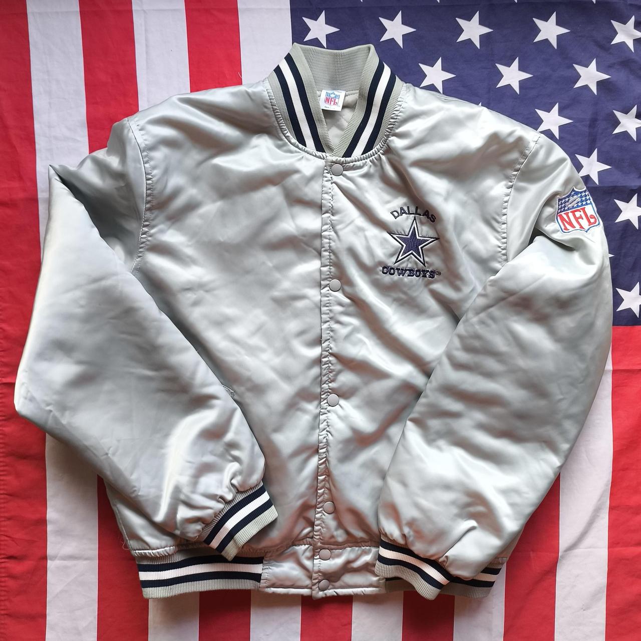 Dallas Cowboys Satin Bomber Jacket L