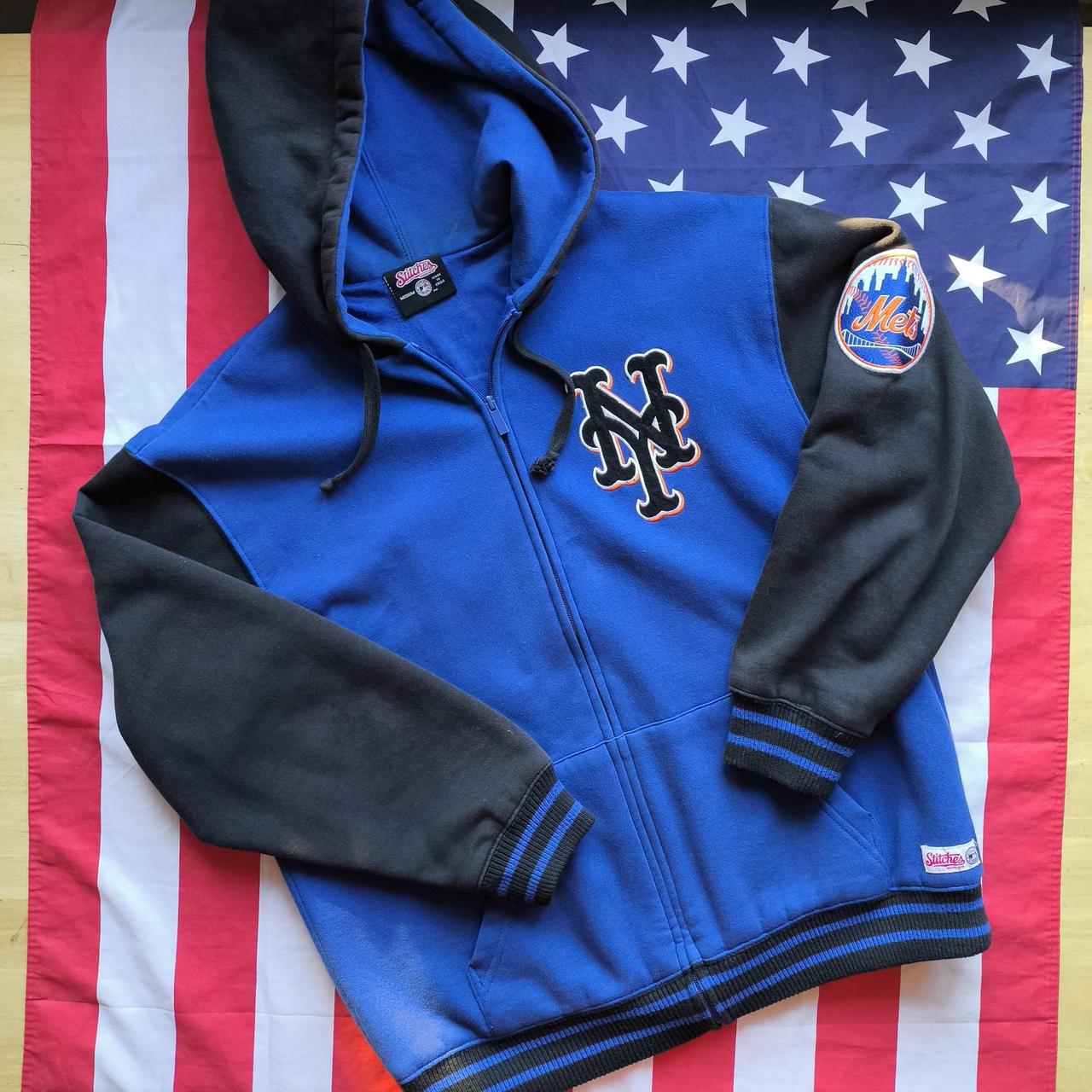 New York Mets Full Zip Hoodie M