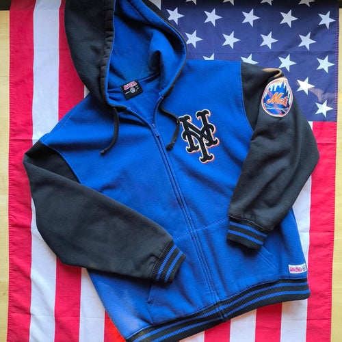 New York Mets Full Zip Hoodie M