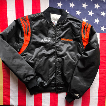 Cincinnati Bengals NFL Bomber Jacket XL Coca-Cola