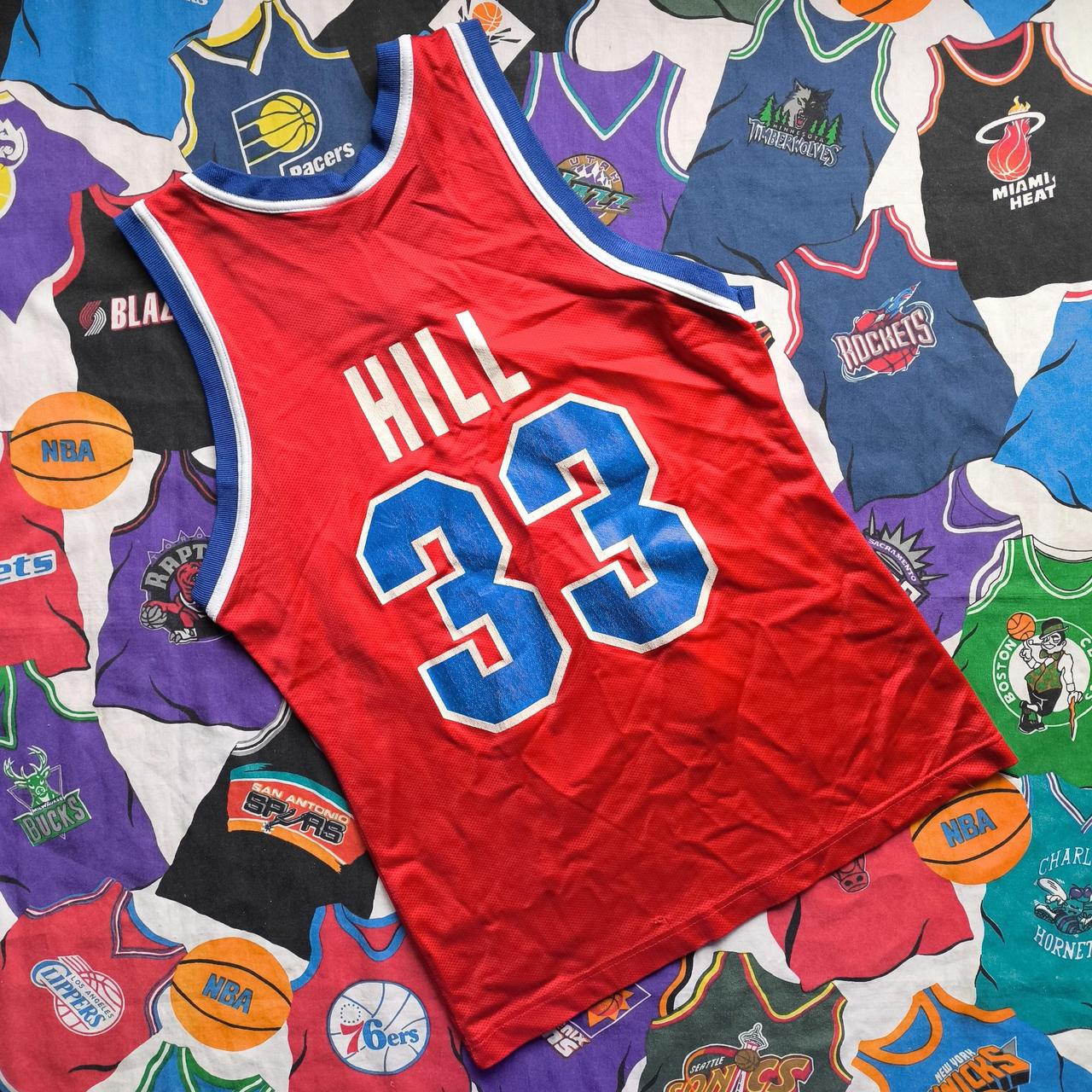Detroit Pistons NBA Jersey XS Hill