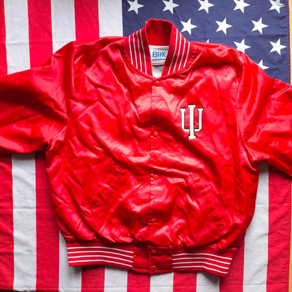 Indiana Hoosiers Satin Bomber Jacket XL