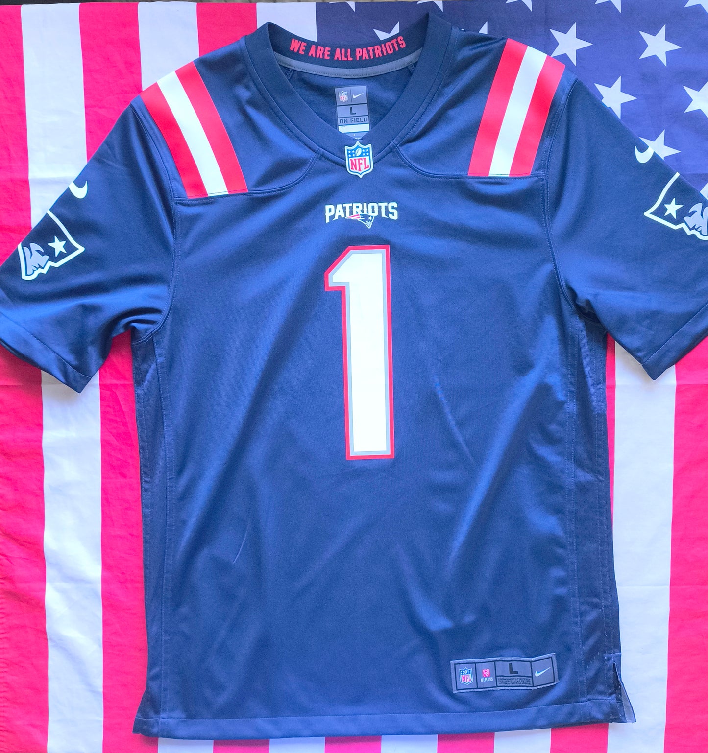 New England Patriots Nike NFL Jersey L Newton