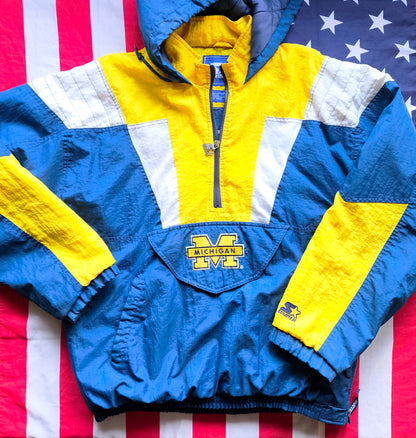 Michigan Wolverines Starter NCAA Jacket L