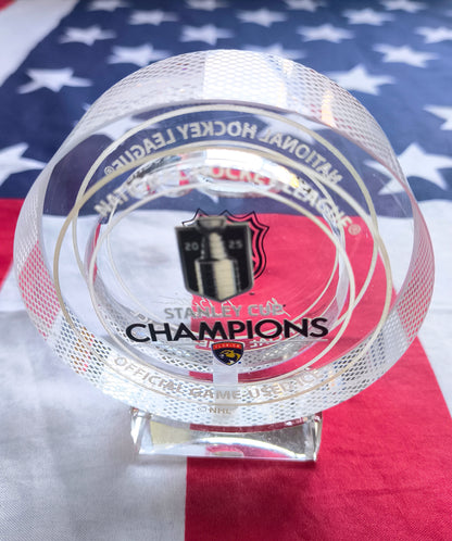 Florida Panthers NHL Stanley Cup Champions Game Used Ice