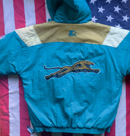 Jacksonville Jaguars Starter NFL Pullover Jacket M