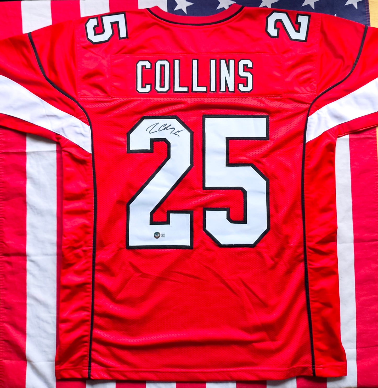 Zaven Collins Arizona Cardinals Signed NFL Jersey Beckett Authentication