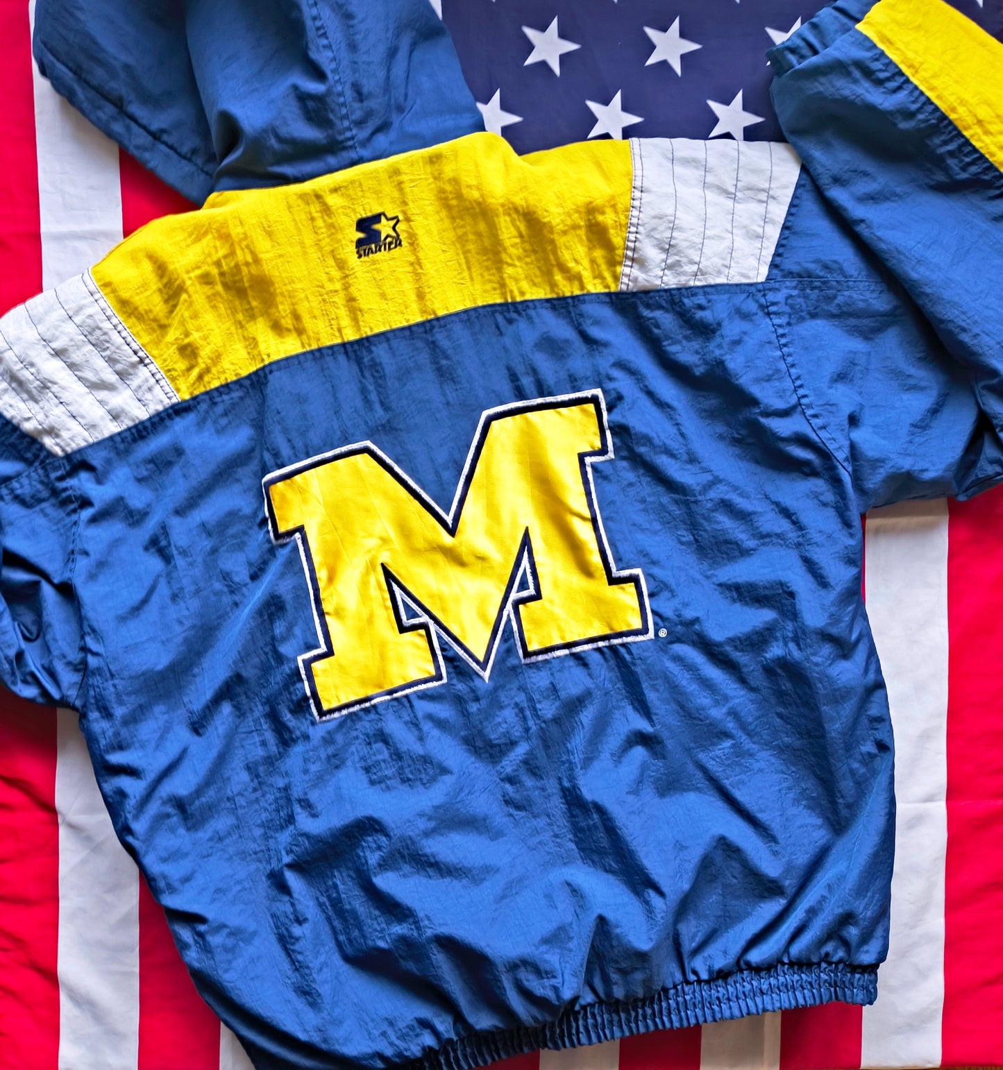Michigan Wolverines Starter NCAA Jacket L