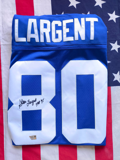 Steve Largent Seattle Seahawks Signed NFL Jersey Fanatics COA