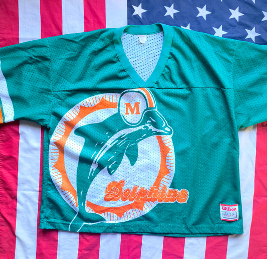Miami Dolphins Mesh Graphic Print NFL Jersey Wilson XL