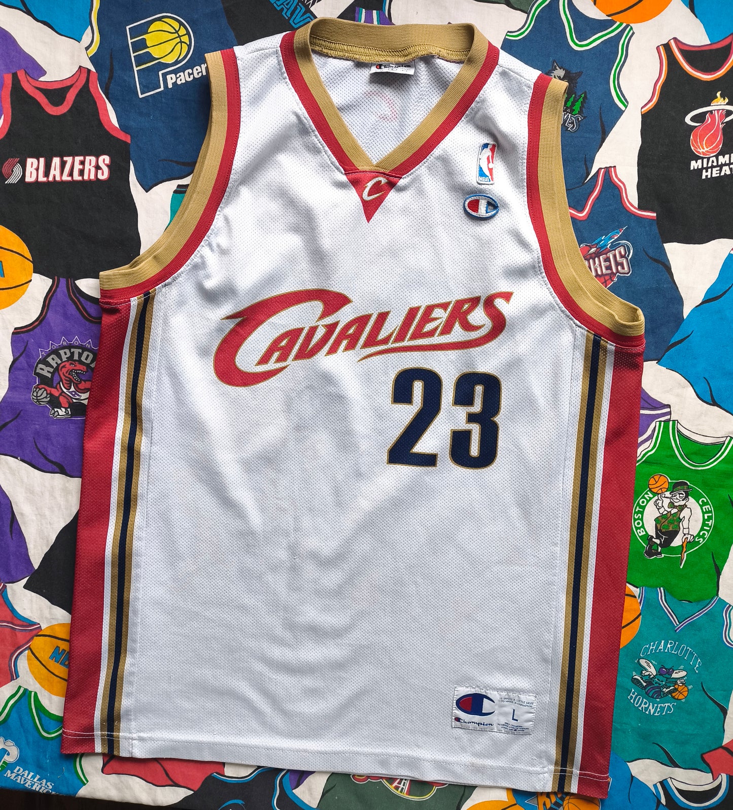 Cleveland Cavaliers Champion NBA Jersey L James
