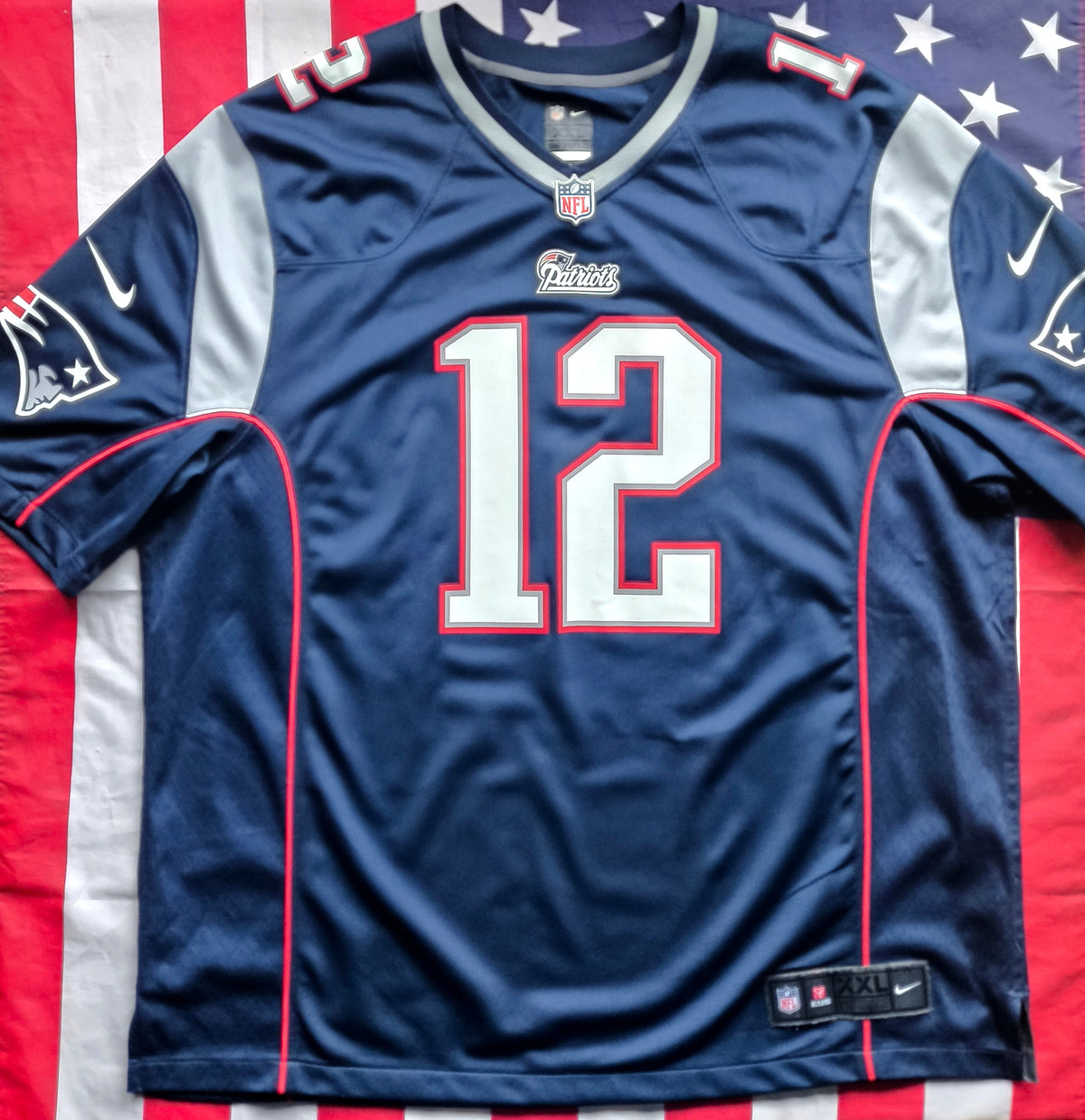 New England Patriots Nike NFL Jersey XXL Brady