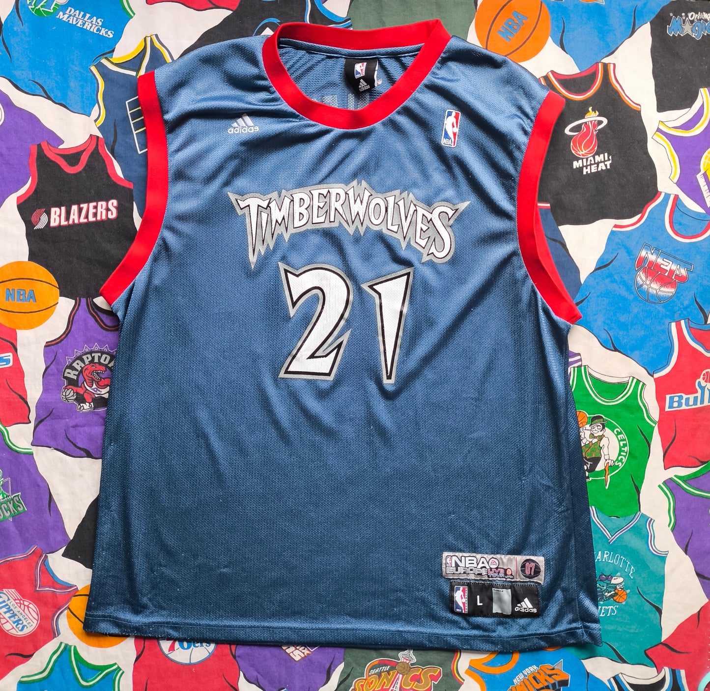 Minnesota Timberwolves Adidas NBA Jersey L Garnett