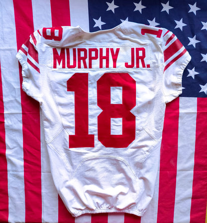 Louis Murphy New York Giants Nike NFL Game Worn Jersey