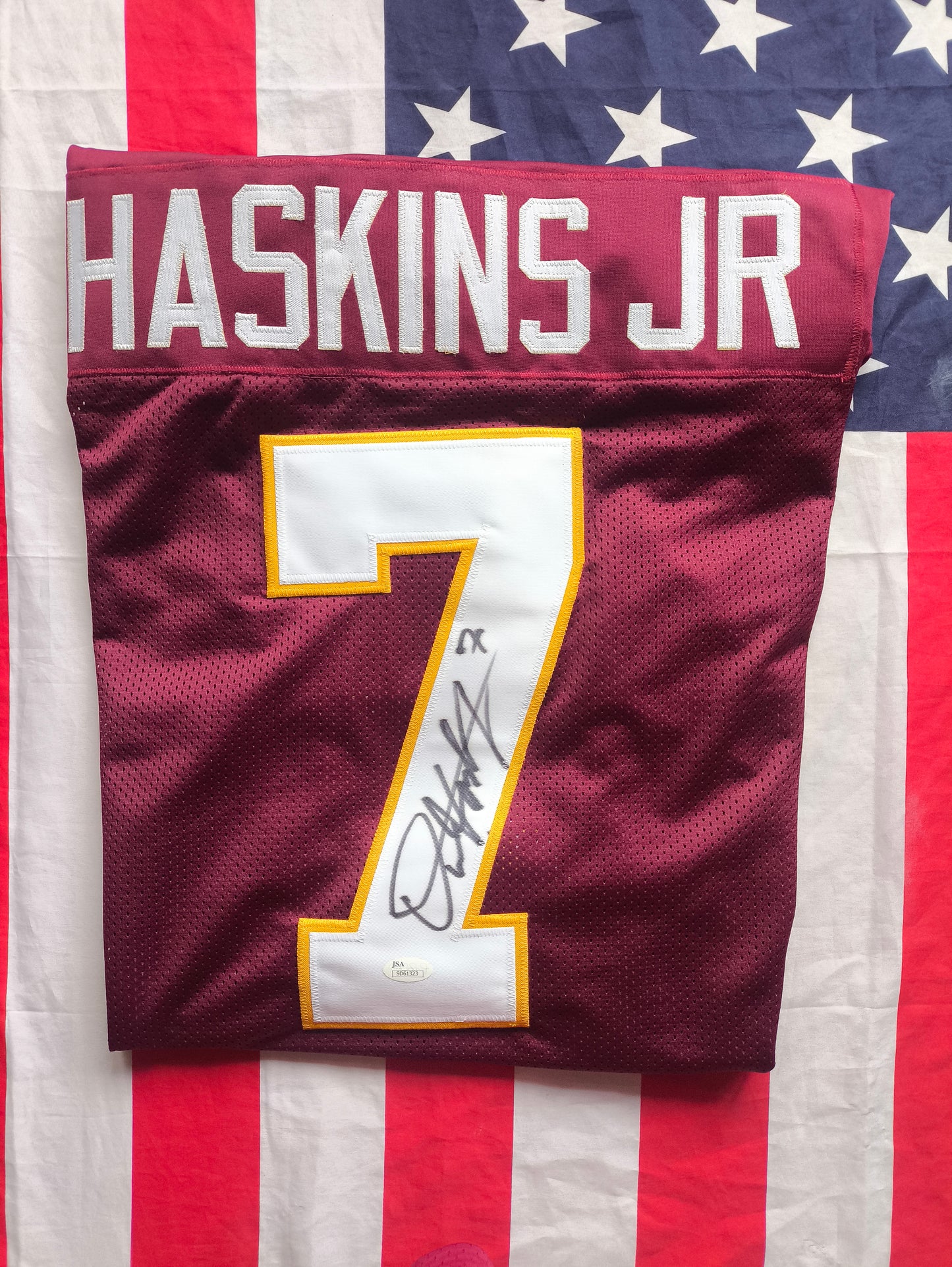 Dwayne Haskins Jnr Washington Redskins Signed NFL Jersey JSA COA