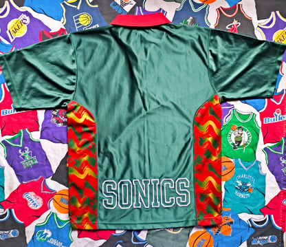 Seattle Sonics Champion NBA Warm-Up Shirt M