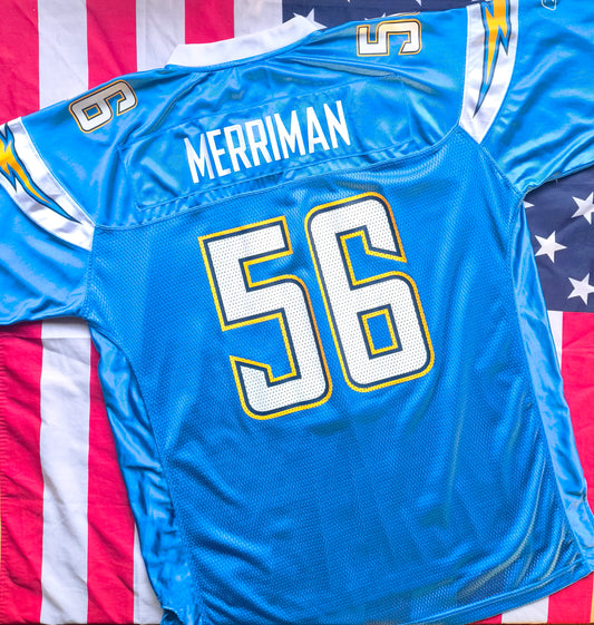Los Angeles San Diego Chargers Reebok NFL Jersey Merriman
