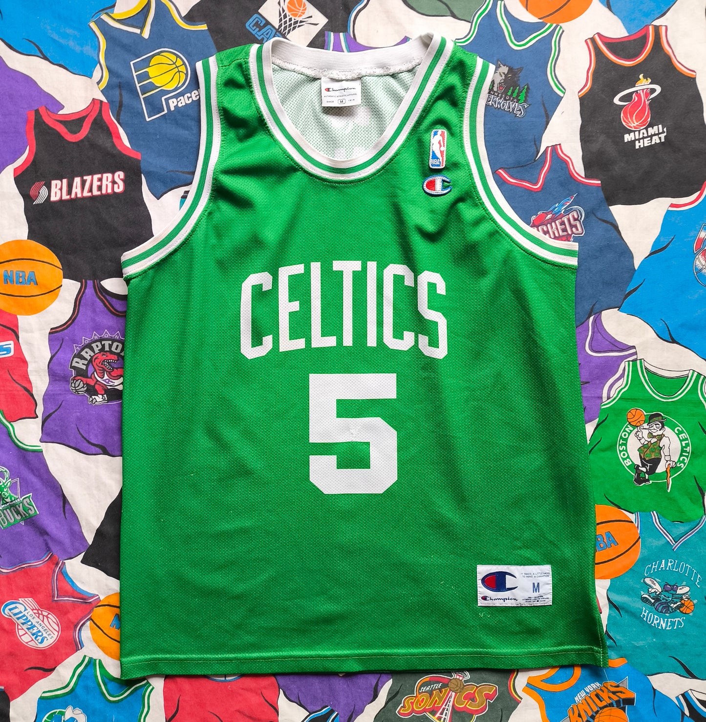 Boston Celtics Champion NBA Jersey M Garnett